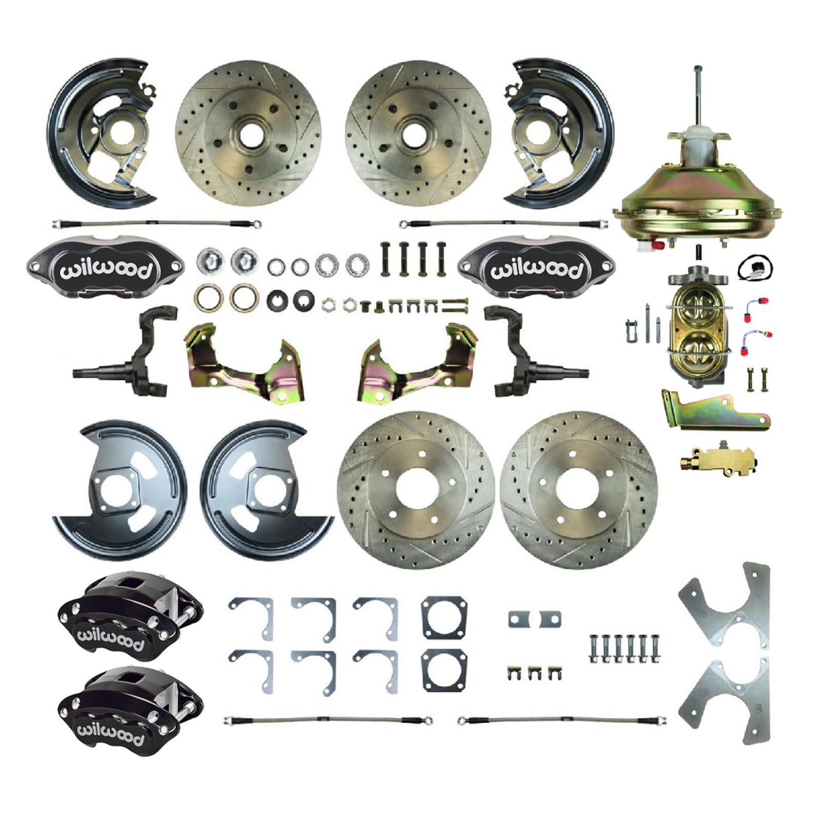 The Right Stuff AFXDC26CS The Right Stuff Performance Series Front and Rear Disc Brake Conversion Kits - Zander Auto Parts
