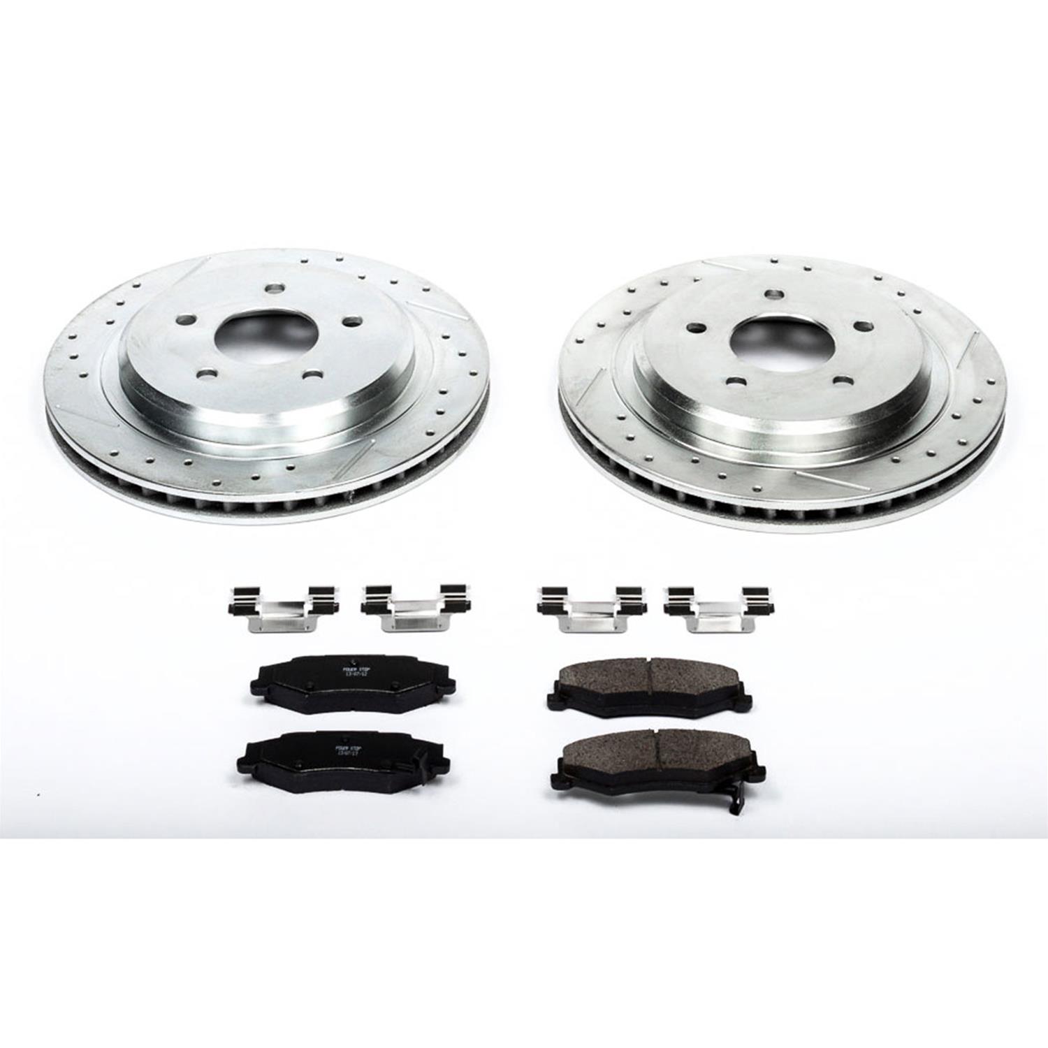 PowerStop K1563 PowerStop Z23 Evolution Sport Brake Upgrade Kits - Zander Auto Parts