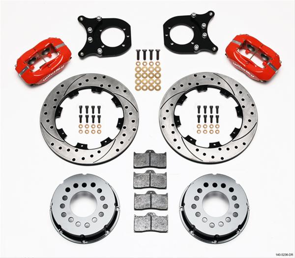 Wilwood Disc Brakes 140-5236-DR Wilwood Forged Dynalite Pro Series Rear Disc Brake Kits - Zander Auto Parts