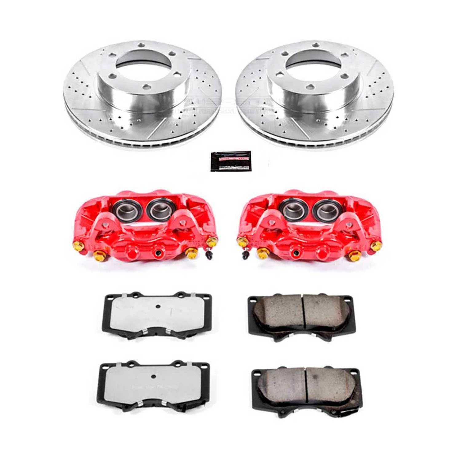PowerStop KC2324-36 PowerStop Z36 Truck and Tow Brake Upgrade Kits with Calipers - Zander Auto Parts