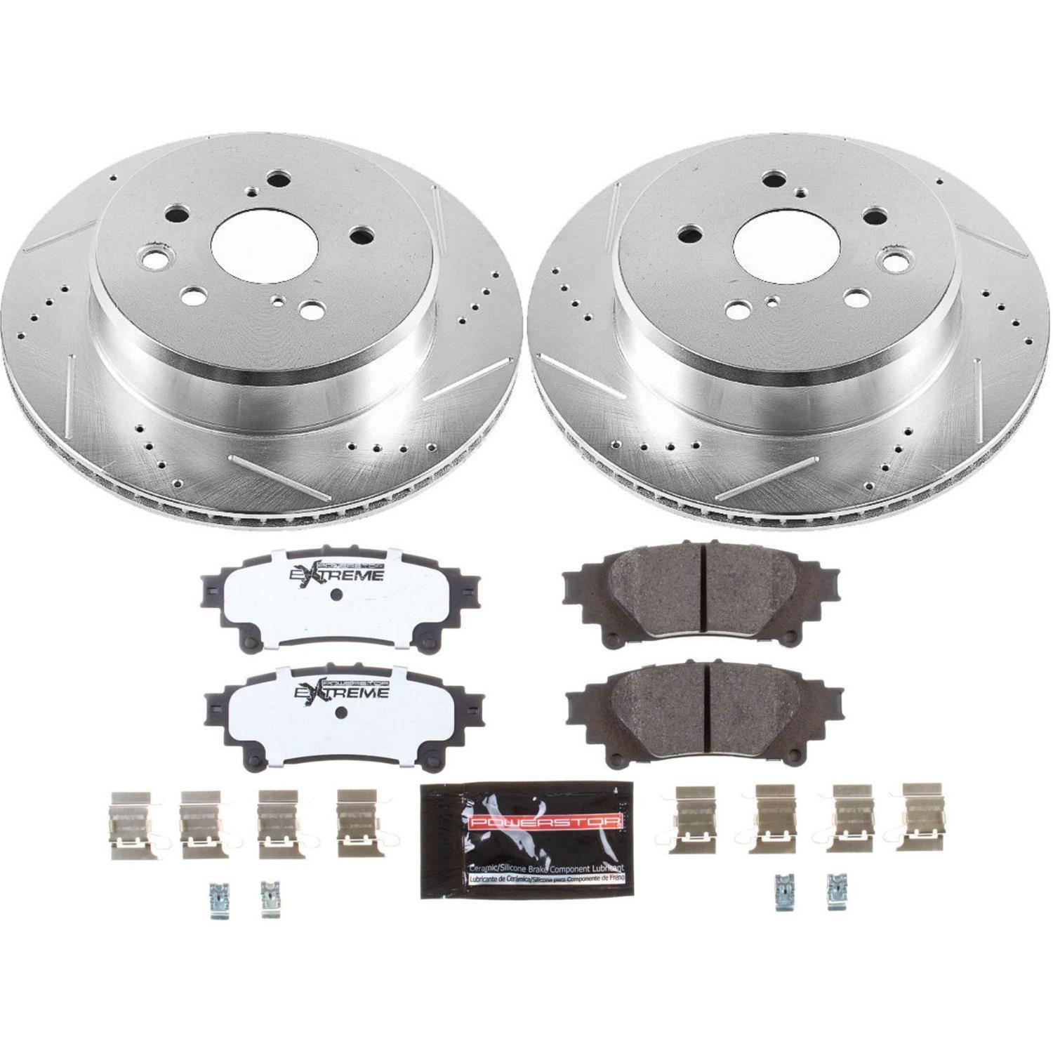 PowerStop K6514-26 PowerStop Z26 Street Warrior Brake Upgrade Kits - Zander Auto Parts