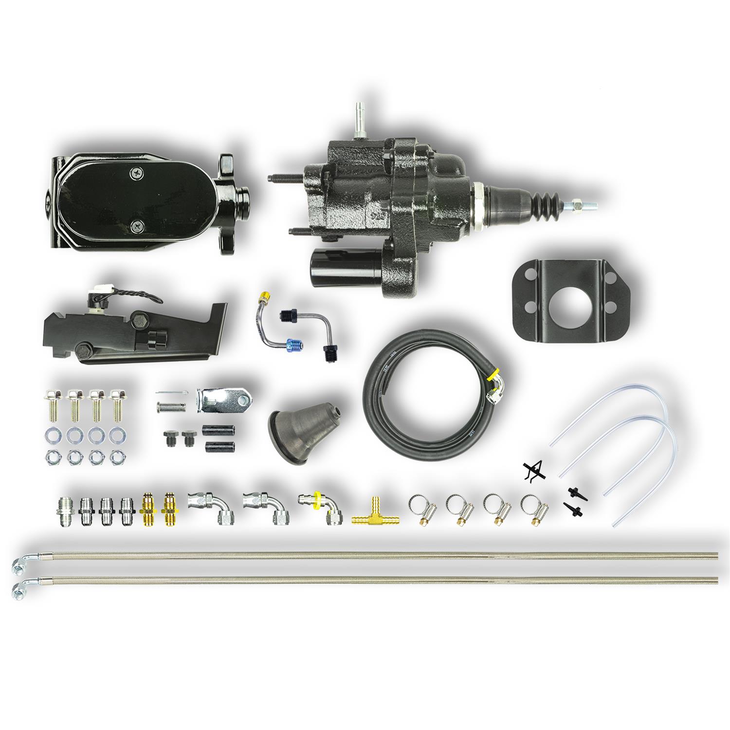 The Right Stuff BHB015672 The Right Stuff Hydraulic Brake Assist Power Brake Booster Kits - Zander Auto Parts