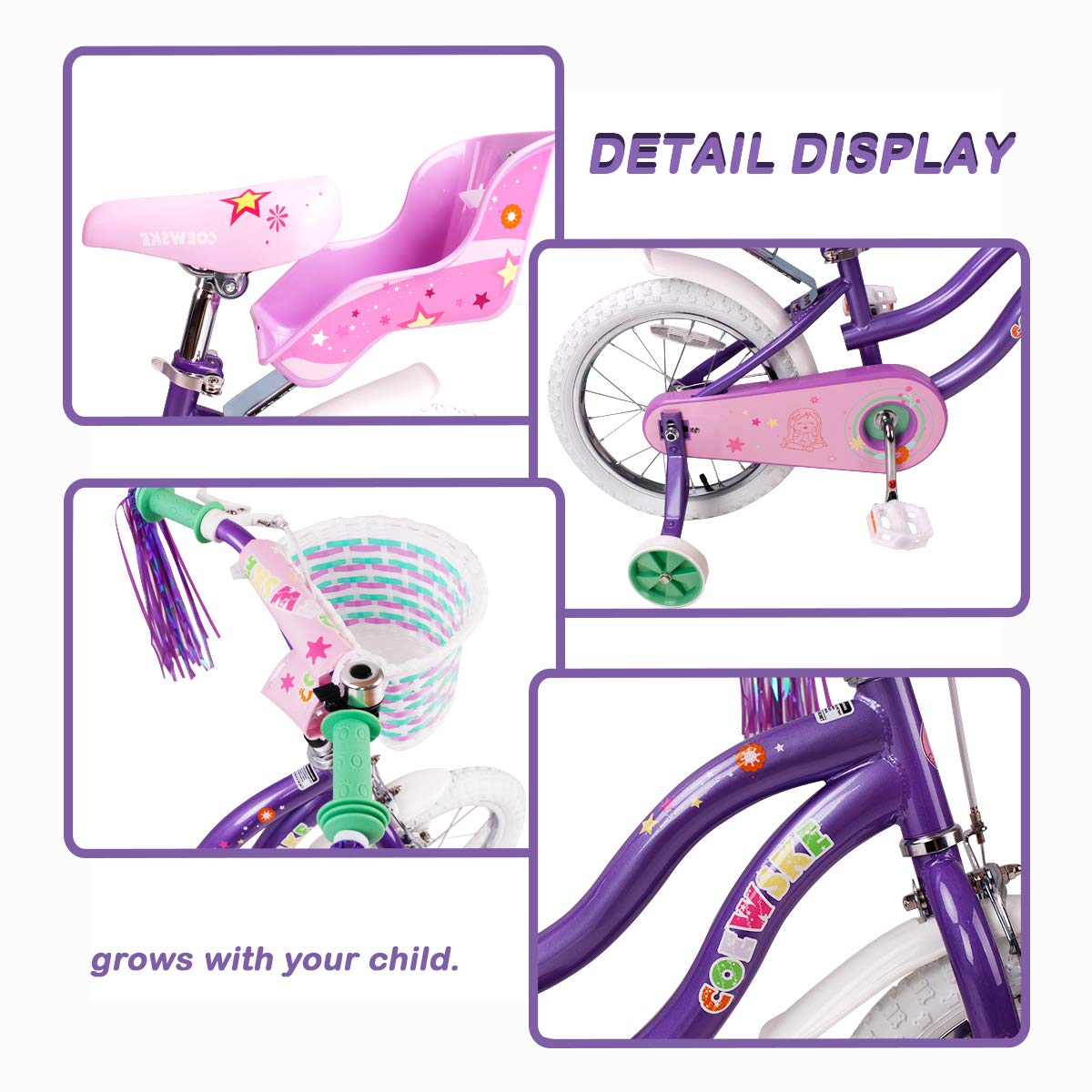 COEWSKE Children Princess 12 14 16 18 20 Training - Zander Auto Parts