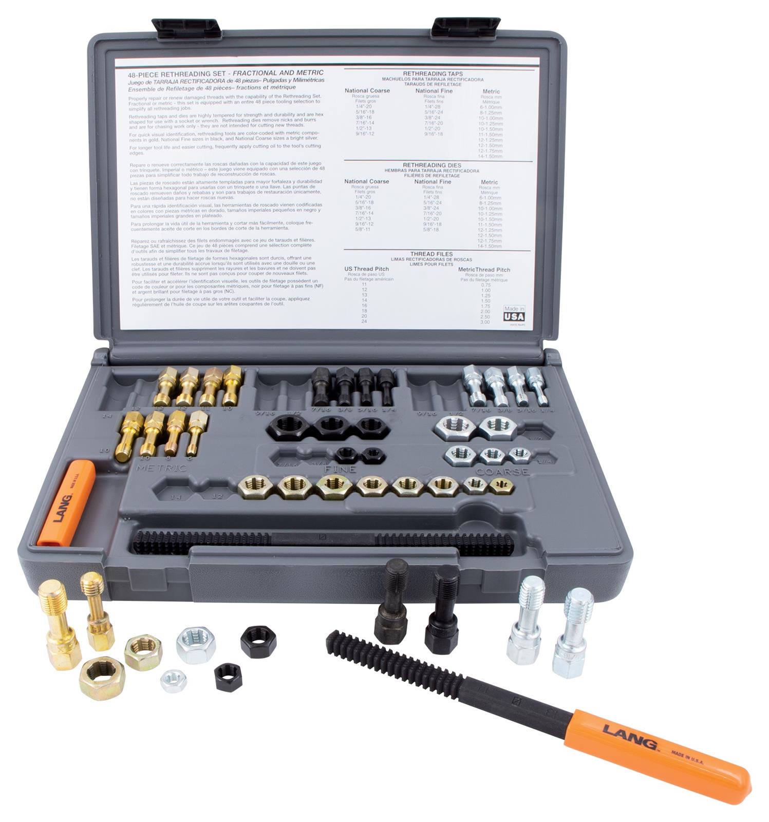 Lang Tools 971 Lang Tools Thread Restorer Sets - Zander Auto Parts