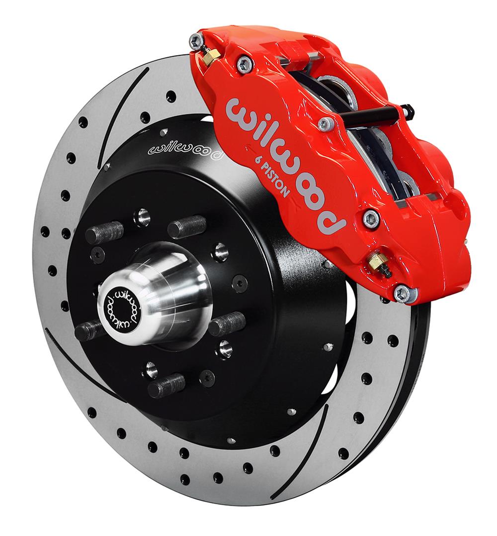 Wilwood Disc Brakes 140-9802-DR Wilwood Forged Narrow Superlite 6R Big Brake Front Brake Kits - Zander Auto Parts