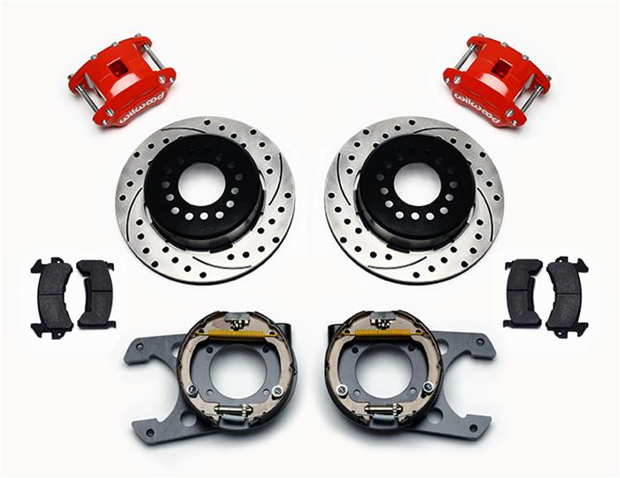 Wilwood Disc Brakes 140-12569-DR Wilwood D154 Rear Parking Brake Kits - Zander Auto Parts