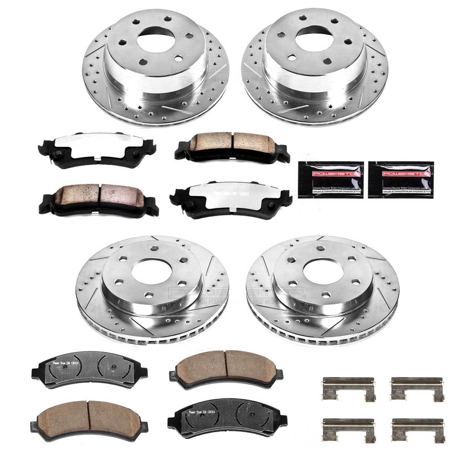 PowerStop K2010-36 PowerStop Z36 Truck and Tow Brake Upgrade Kits - Zander Auto Parts