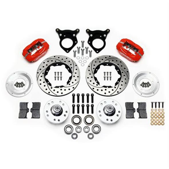 Wilwood Disc Brakes 140-11018-DR Wilwood Forged Dynalite Pro Series Front Disc Brake Kits - Zander Auto Parts
