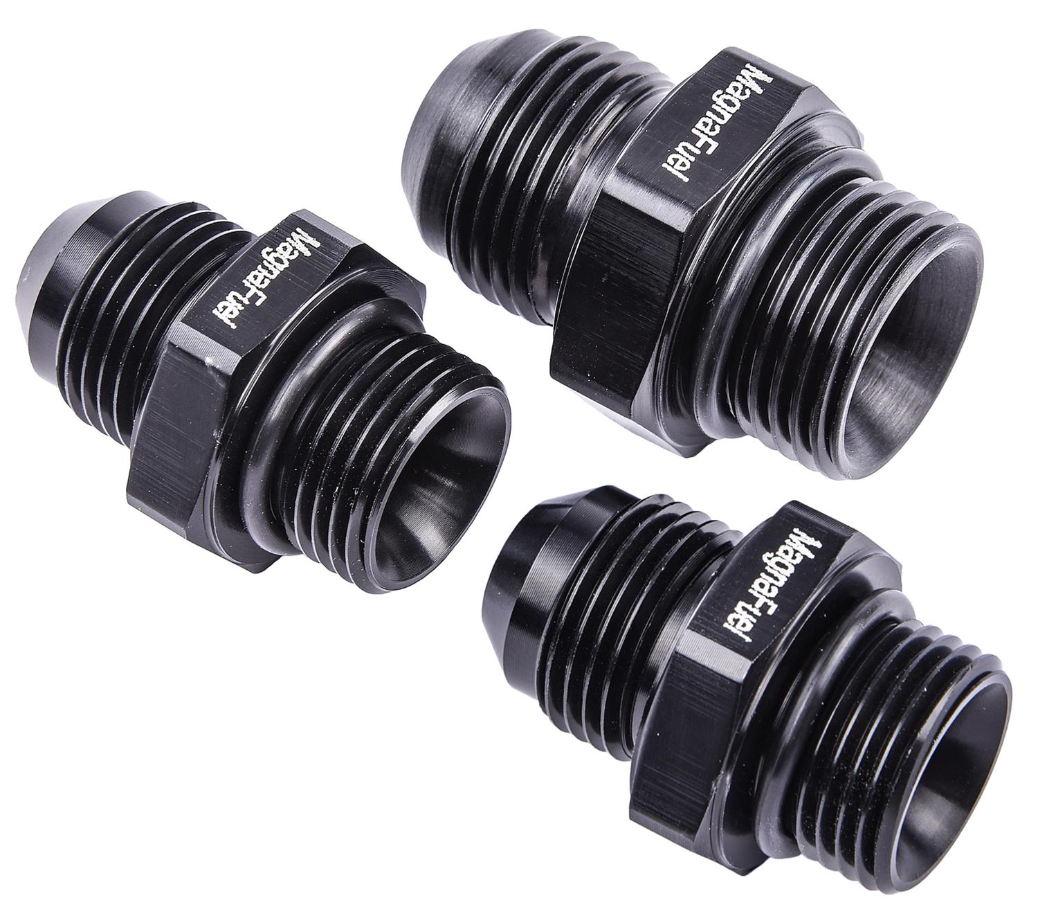 MagnaFuel MP-3609-BLK MagnaFuel Pressure Control Unit Fitting Kits - Zander Auto Parts