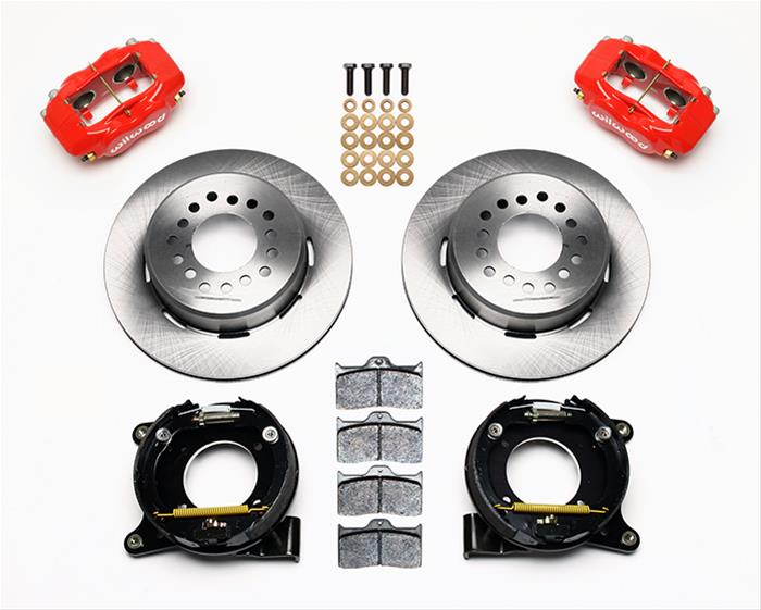 Wilwood Disc Brakes 140-10094-R Wilwood Forged Dynalite Rear Parking Brake Kits - Zander Auto Parts
