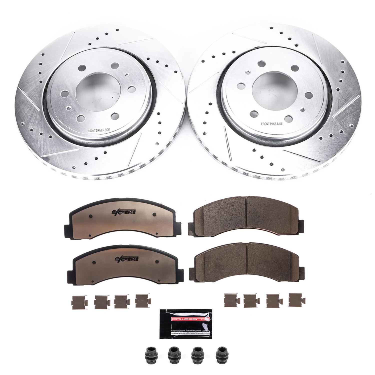 PowerStop K6268-36 PowerStop Z36 Truck and Tow Brake Upgrade Kits - Zander Auto Parts