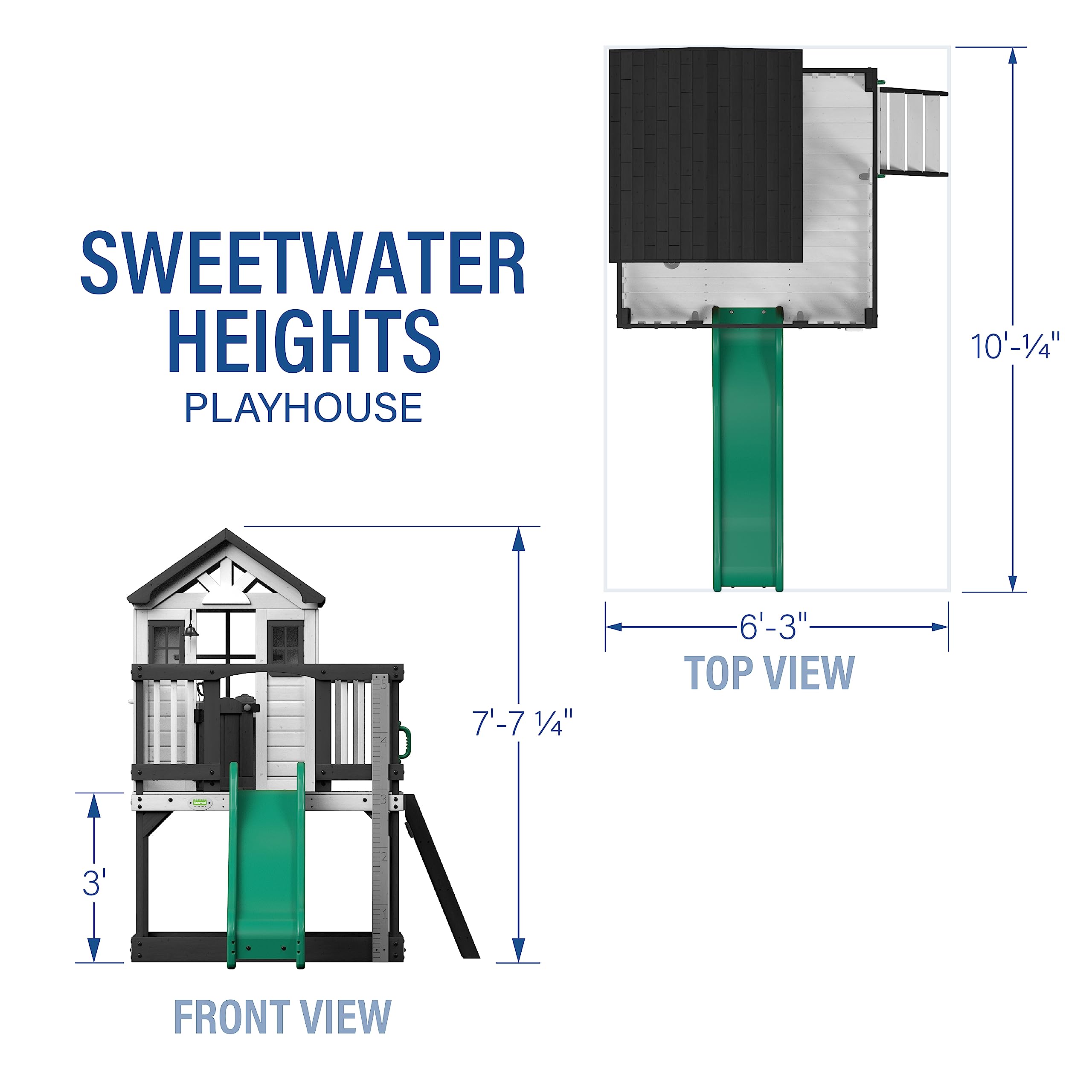 Backyard Discovery Sweetwater Playhouse Clubhouse - Zander Auto Parts