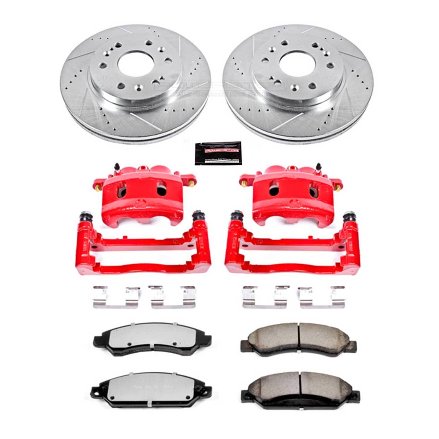 PowerStop KC2067-36 PowerStop Z36 Truck and Tow Brake Upgrade Kits with Calipers - Zander Auto Parts