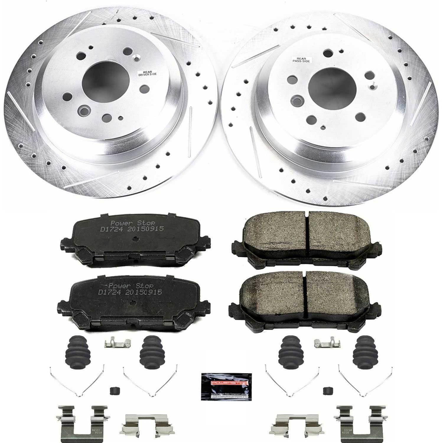 PowerStop K7727 PowerStop Z23 Evolution Sport Brake Upgrade Kits - Zander Auto Parts