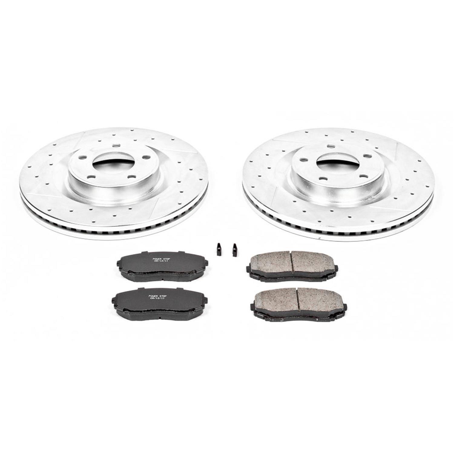 PowerStop K3057 PowerStop Z23 Evolution Sport Brake Upgrade Kits - Zander Auto Parts