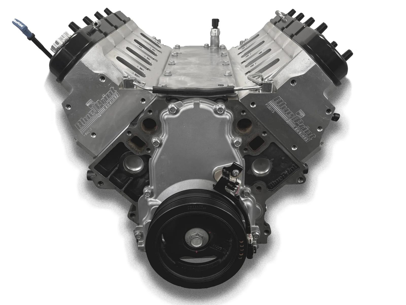 BluePrint Engines PSLS42730CT BluePrint Engines Pro Series Chevy LS 427 C.I.D. 605 HP Long Block Crate Engines - Zander Auto Parts