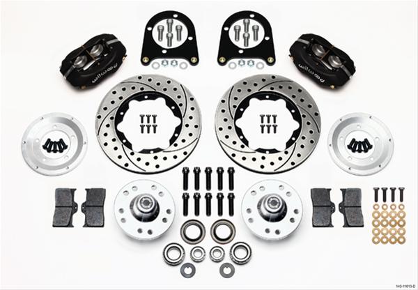 Wilwood Disc Brakes 140-11013-D Wilwood Forged Dynalite Pro Series Front Disc Brake Kits - Zander Auto Parts