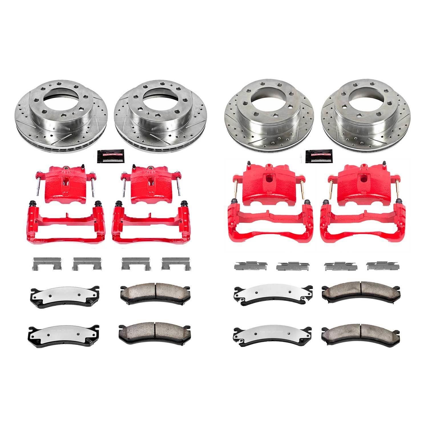 PowerStop KC2073-36 PowerStop Z36 Truck and Tow Brake Upgrade Kits with Calipers - Zander Auto Parts