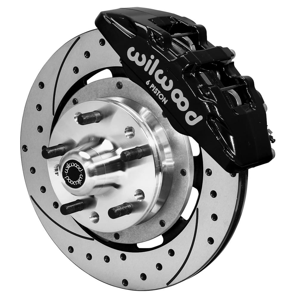 Wilwood Disc Brakes 140-17321-D Wilwood Forged DynaPro 6 Big Brake Front Brake Kits - Zander Auto Parts