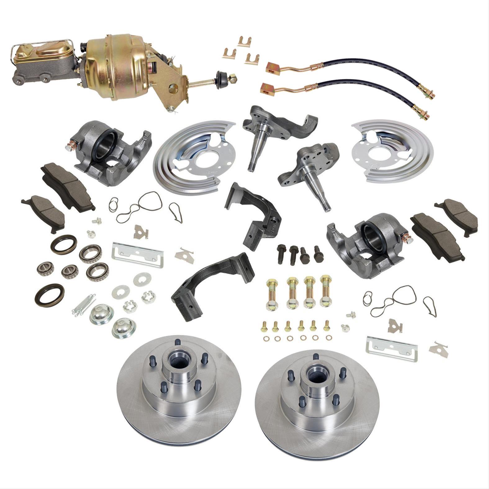 Summit Racing SUM-BK1509 Summit Racing™ Complete Drum-to-Disc Brake Conversion Kits - Zander Auto Parts