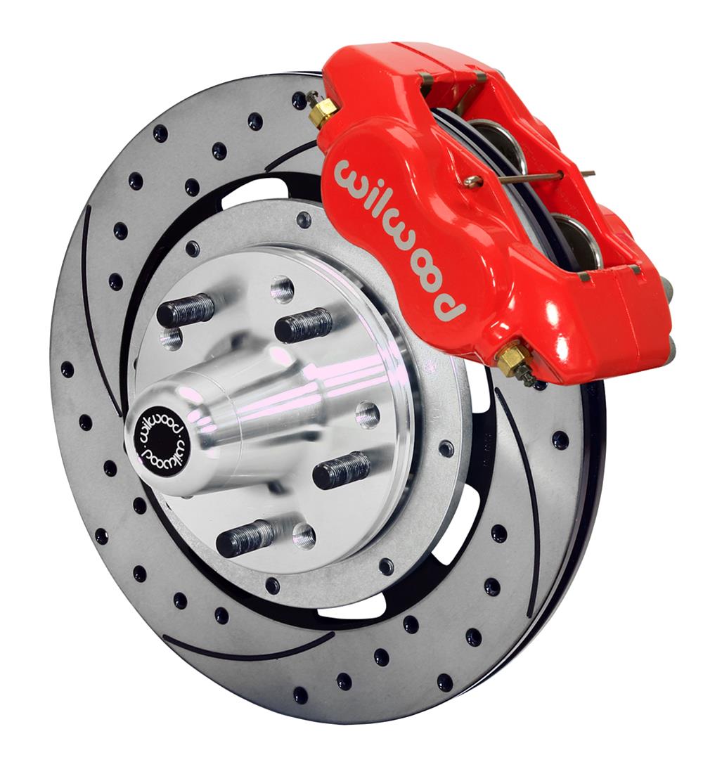 Wilwood Disc Brakes 140-11812-DR Wilwood Forged Dynalite Big Brake Front Brake Kits - Zander Auto Parts