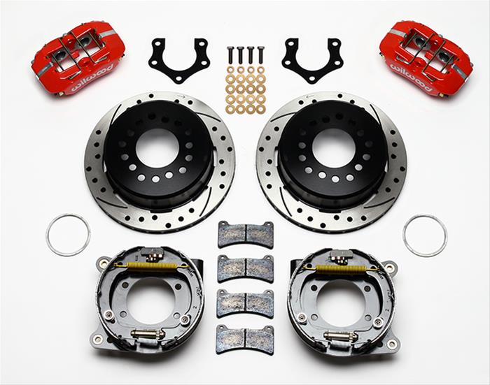 Wilwood Disc Brakes 140-11395-DR Wilwood Forged DynaPro Low-Profile Rear Parking Brake Kits - Zander Auto Parts