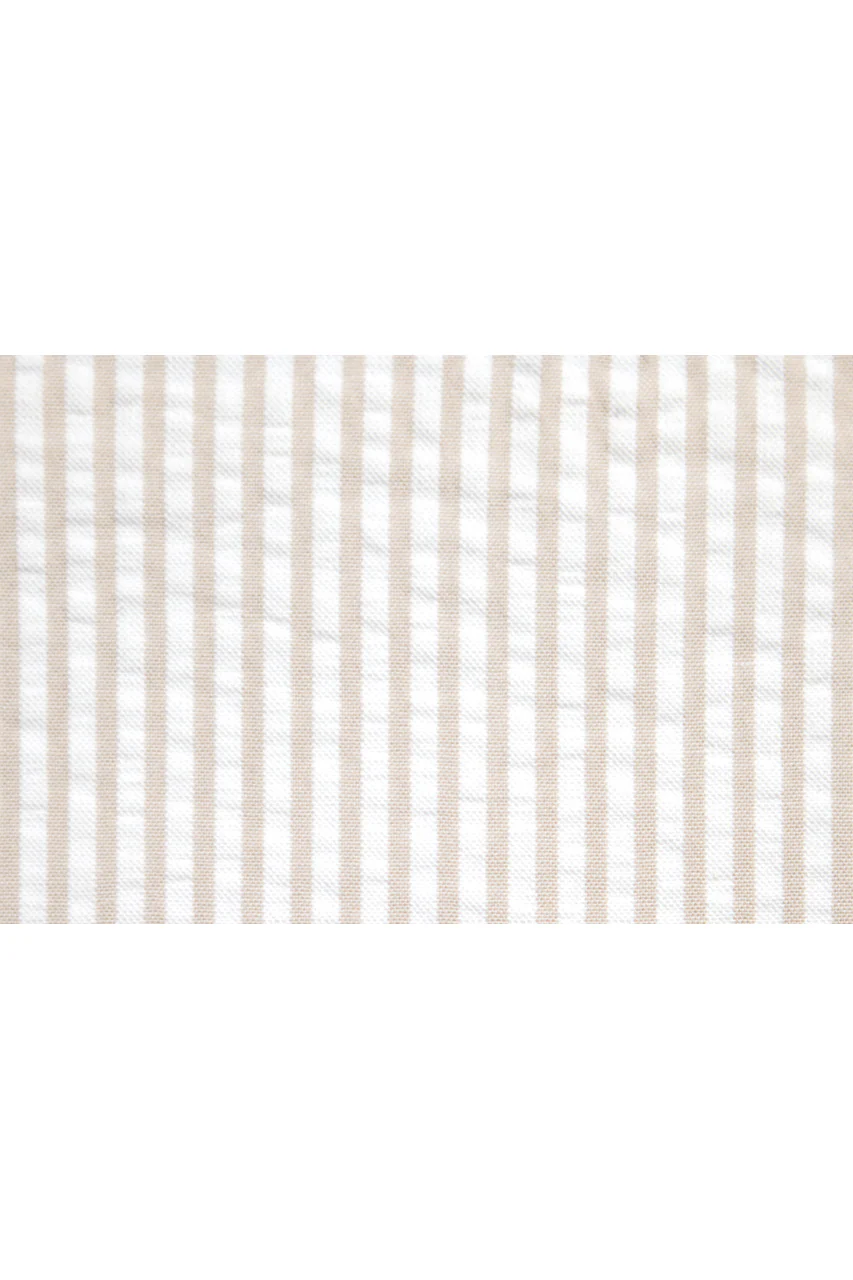 Laguna Cotton Seersucker Trouser - Tan