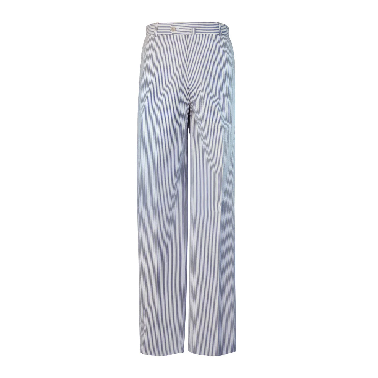 Laguna Cotton Seersucker Trouser - Navy